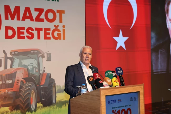 Bursa Büyükşehir'den yüzde 100 hibeli mazot desteği