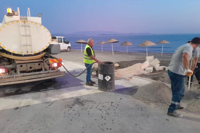 İzmir Güzelbahçe'de ‘sıcak hava' düzenlemesi