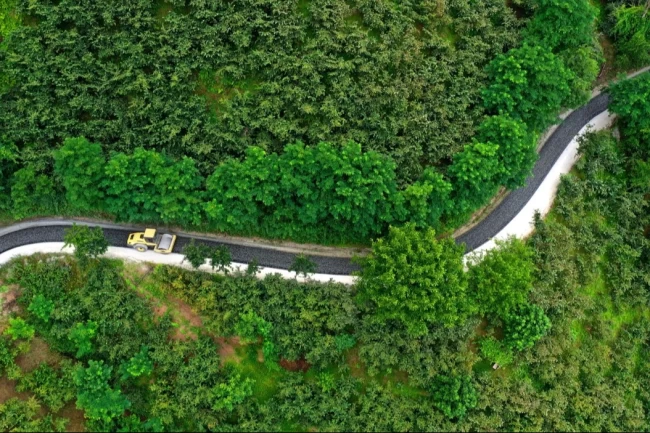 Ordu'da Tepecik Mahalle yolu asfalta kavuşuyor