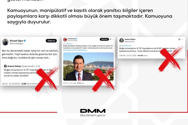 Enerji Bakanlığı'ndan Muğla'daki maden iddialarına yalanlama