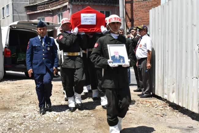 Bursa'da Kore Gazisi askeri törenle uğurlandı