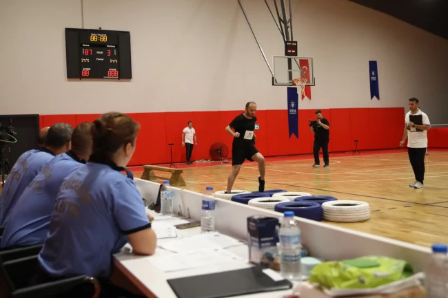 Bursa'da Zabıta olmak için parkurda ter döktüler