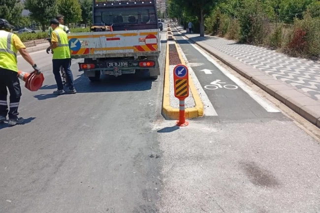 Eskişehir Büyükşehir'den yollara modern dokunuş