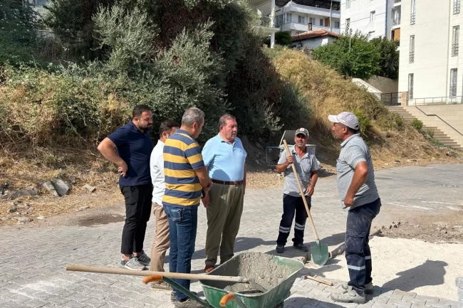 Başkan Topuz, Milas'ın çalışmalarını yerinde inceledi