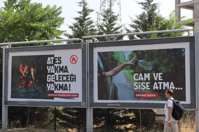 Kocaeli'de orman yangınlarına karşı farkındalığı artırıyor