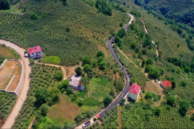 Ordu'da ulaşım konforu 2,5 kilometrelik yolla artıyor