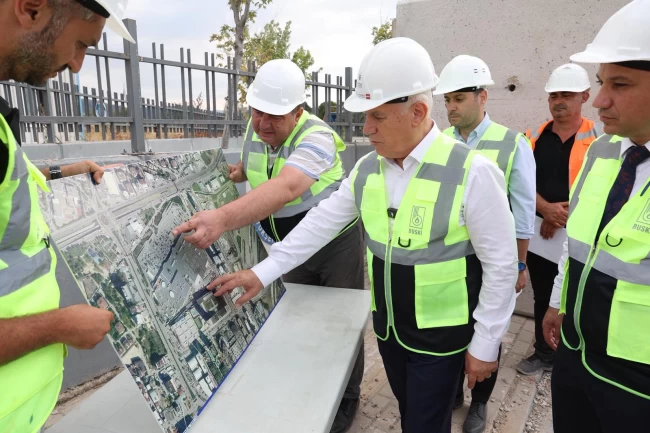 Bursa Büyükşehir'den Odunluk'ta altyapı atağı