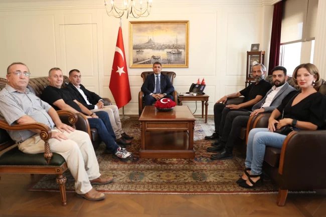 Düzce Gazeteciler Cemiyeti'nden Vali Aslan'a ziyaret