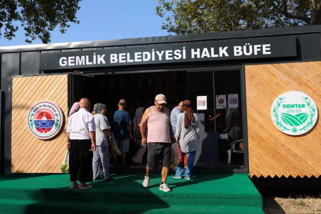 Gemlik Belediyesi'nden Kumla'ya yeni halk büfe hizmeti