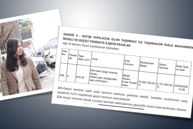 Ağrı Belediyesi'nin arsa satışı tepki çekti: Kültürel miras satılıyor!