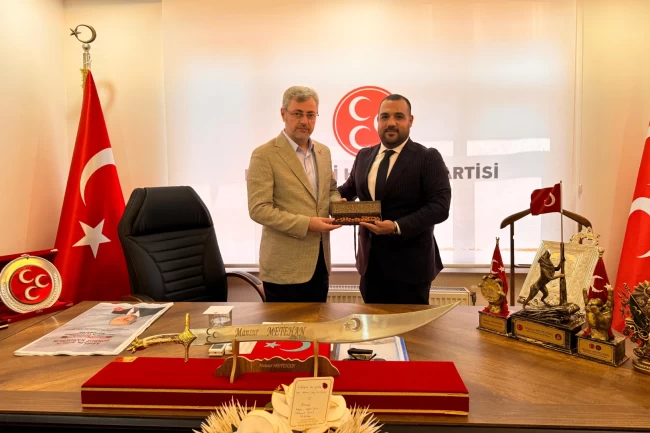Milliyetçi iş insanı Şahinkanat'tan Başkan Metehan'a ziyaret