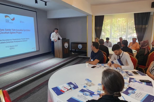 Bursa'da okul öncesi eğitimde yabancı uyruklu çocuklar için seminer