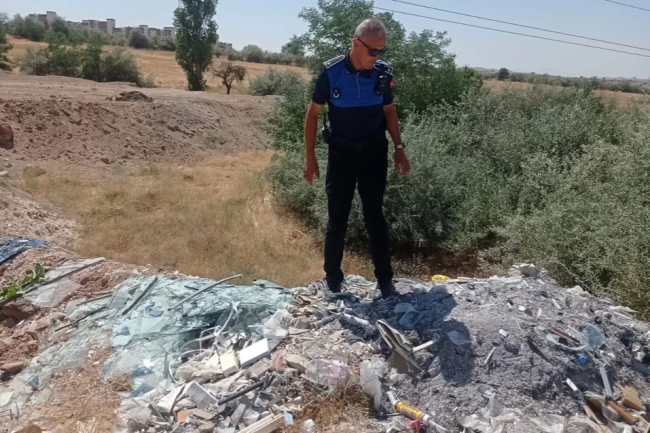 Nevşehir zabıtasından çevre kirliliğiyle mücadele