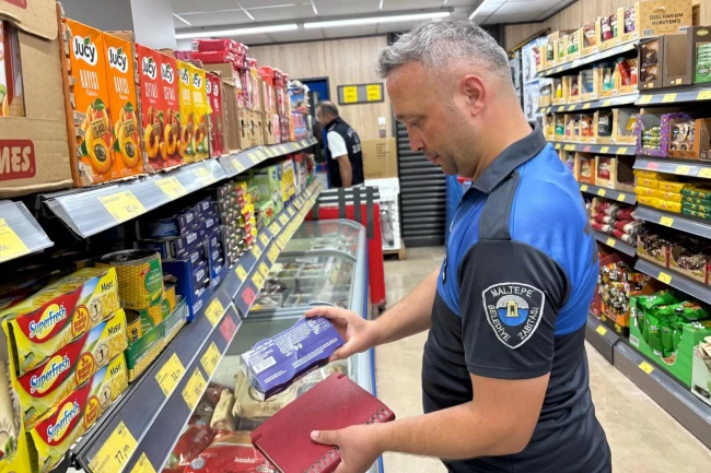 İstanbul Maltepe'den marketlere ‘karekod' ve gıda denetimi