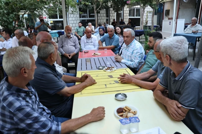 Başkan Şadi Özdemir, Akçalar Mahallesi'nde vatandaşlarla buluştu