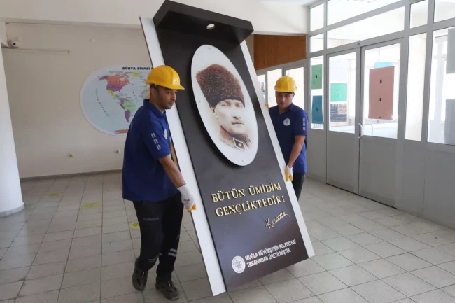 Muğla'da okullar yenileniyor, değerler yaşatılıyor