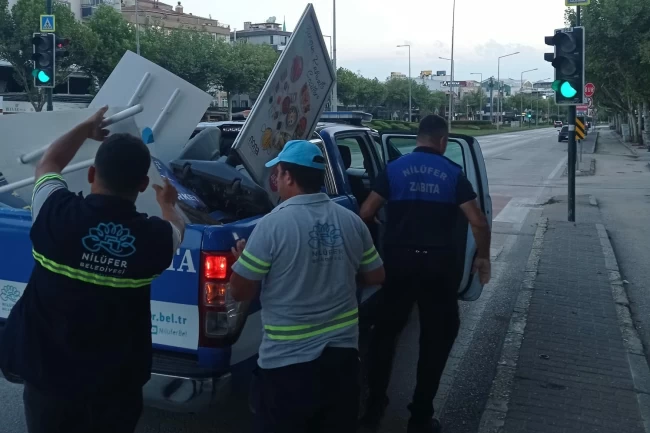 Nilüfer'de görsel kirliliğe geçit yok