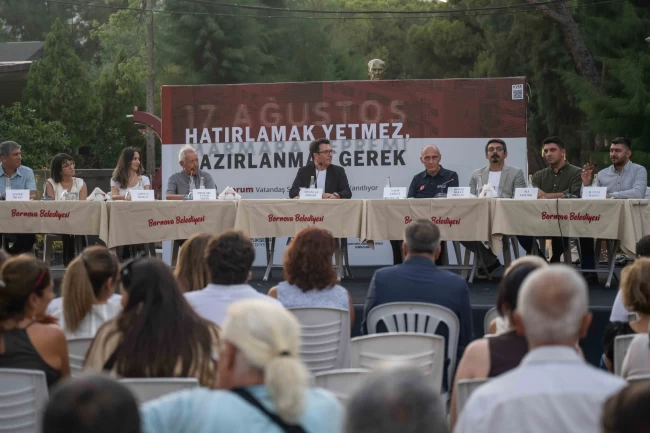 Bornova'da ortak afet bilinci buluşması