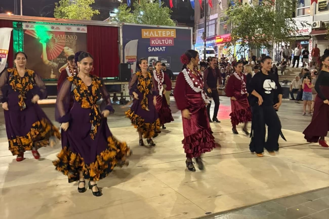 İstanbul Maltepe'de flamenko coşkusu