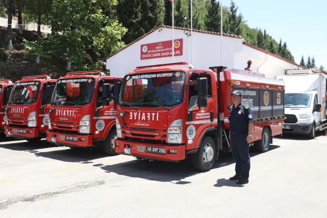 Muğla İtfaiyesi'ne 72 yeni araç