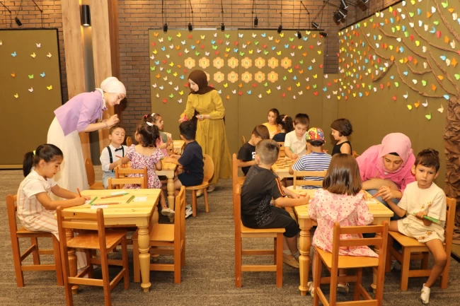 Konya Karatay'da masal atölyesi miniklerden tam not aldı