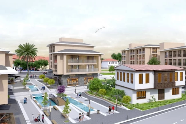 Antalya'da tarihi mahallede dönüşüm hızla ilerliyor