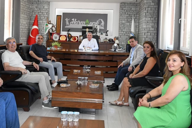 Bursa'da Başkan Aydın'dan Harmancık'a 'geçmiş olsun' ziyareti