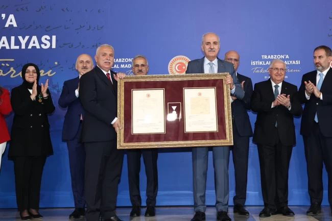 Trabzon'a 101 yıl sonra İstiklal Madalyası takdim edildi
