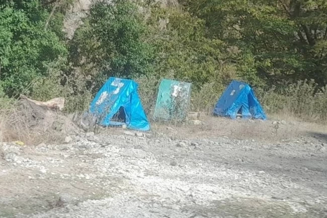 Düzce Yığılca'da sokak hayvanlarına hayvanseverlerden kulübe desteği