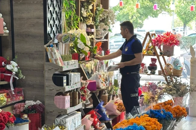 Bursa İnegöl'de çiçekçilere fiyat denetimi