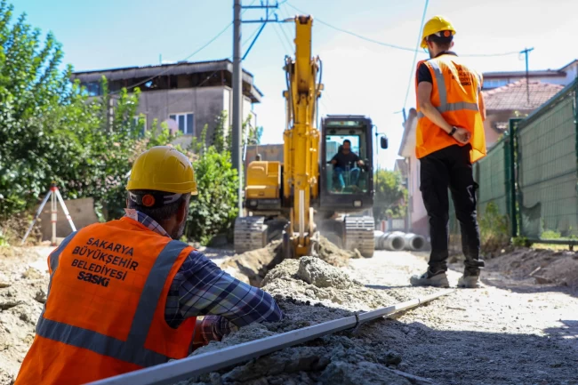 Sakarya Adapazarı'na 3 bin metrelik yeni yağmursuyu hattı