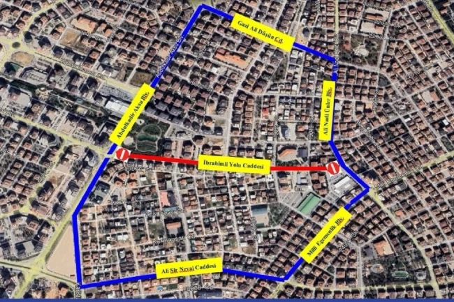 Gaziantep'te İbrahimli Yolu Caddesi trafiğe kapatılıyor