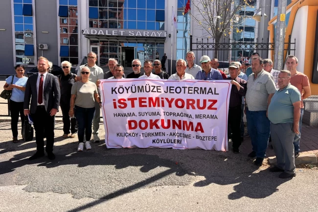 Edirne Keşan'da köylüler jeotermal projesine karşı dava açtı
