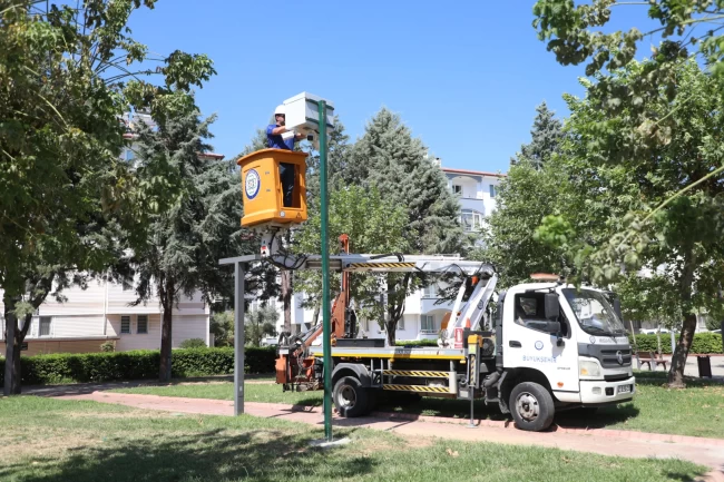 Muğla parklarına kameralı güvenlik ve ücretsiz Wi-Fi
