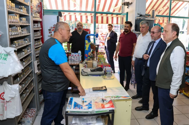 Konya Selçuklu'da esnaf ziyaretleri