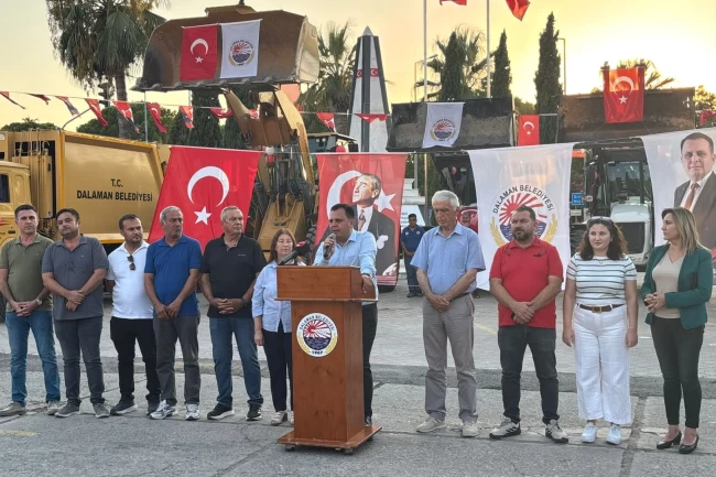 Muğla Dalaman'da araç filosunu 30 yeni araçla güçlendirdi
