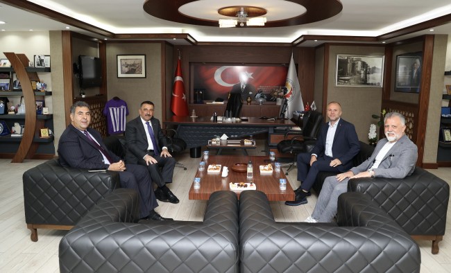 Vali Hacıbektaşoğlu’ndan Kdz. Ereğli TSO’ya ziyaret