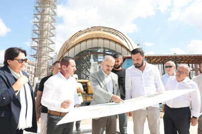 Başkan Çiftçi'den vizyon projelere yerinde inceleme