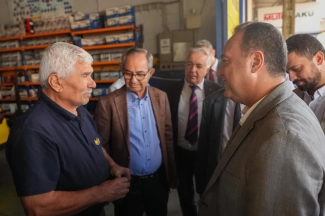 Sanayi esnafından Başkan Dutlulu'ya teşekkür