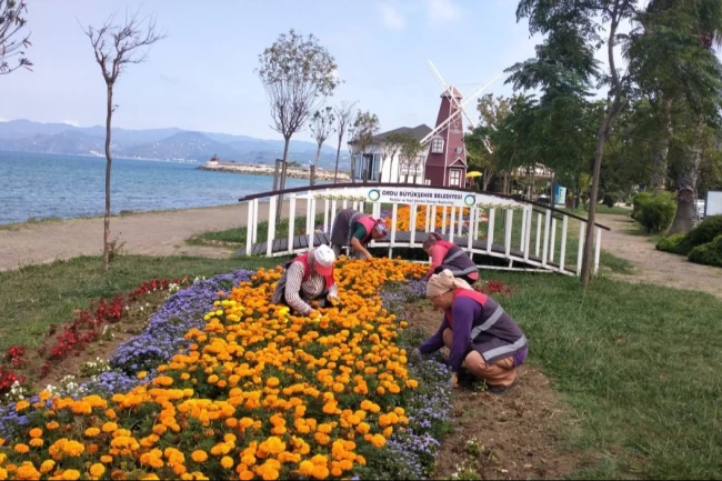 Ordu'da kent estetiğine Büyükşehir dokunuşu