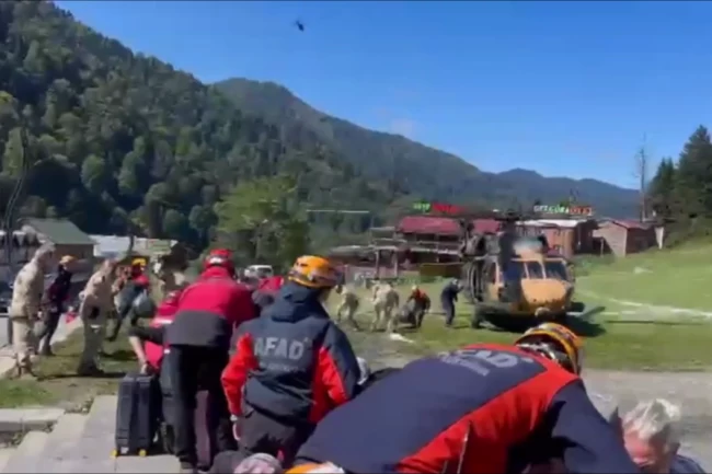 AFAD: Ayder Yaylası'nda 115 vatandaş tahliye edildi