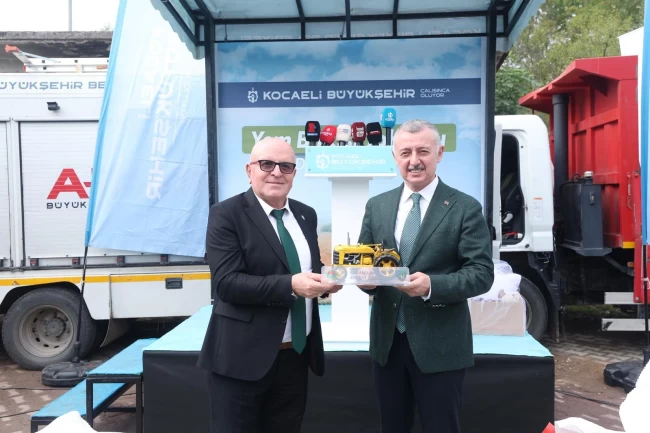 Kocaeli Büyükşehir 4 mevsim çiftçinin yanında