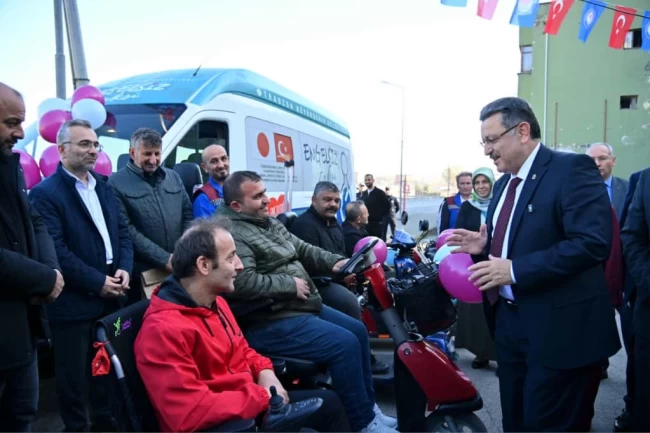 Trabzon'da ikinci engelsiz taksi hizmete girdi