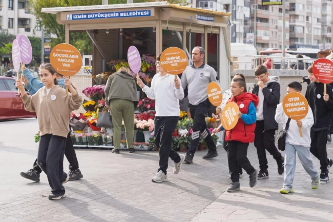 İzmir'de çocukların sesi var