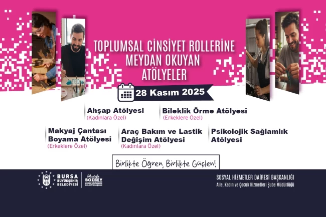 Bursa'da şiddete karşı eşitlik hamlesi... Farkındalık atölyeleri hayata geçiyor