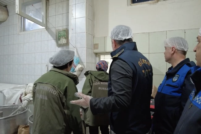 Bursa Gürsu Zabıtası'ndan hijyen denetimi
