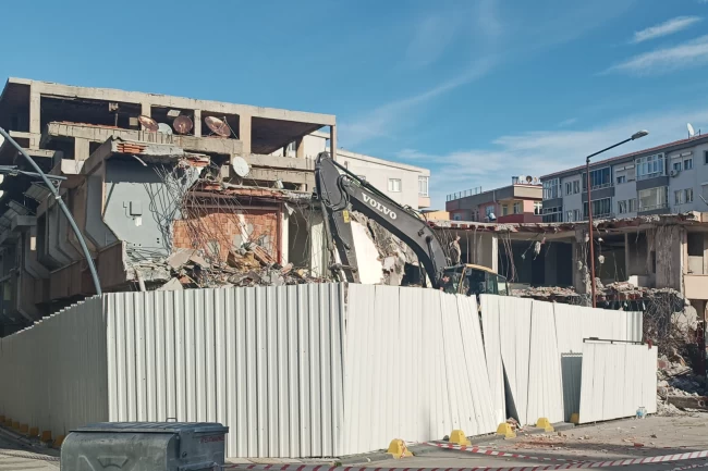 Edirne'de Ali Paşa Çarşısı'nda yıkım çalışmaları başladı