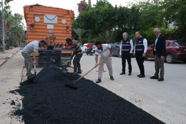 Antalya'da altyapı sonrası asfalt seferberliği
