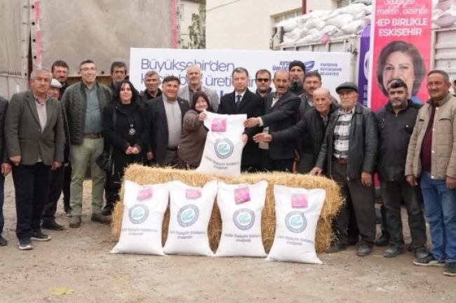 Eskişehir'de Günyüzü'ndeki üreticilere destek