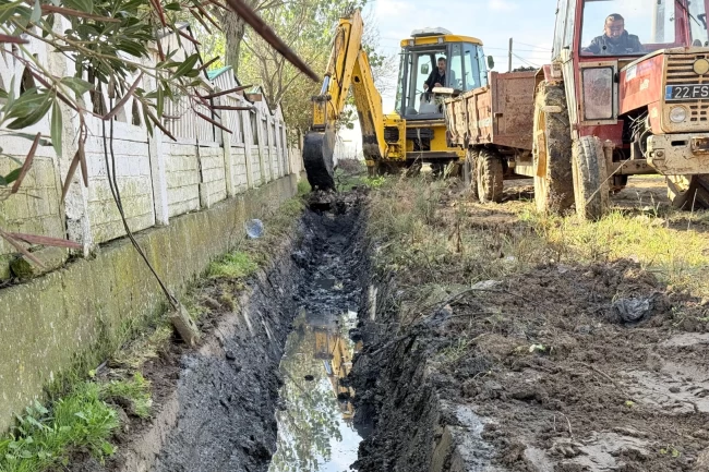 Keşan Mecidiye'de derelerde temizlik seferberliği